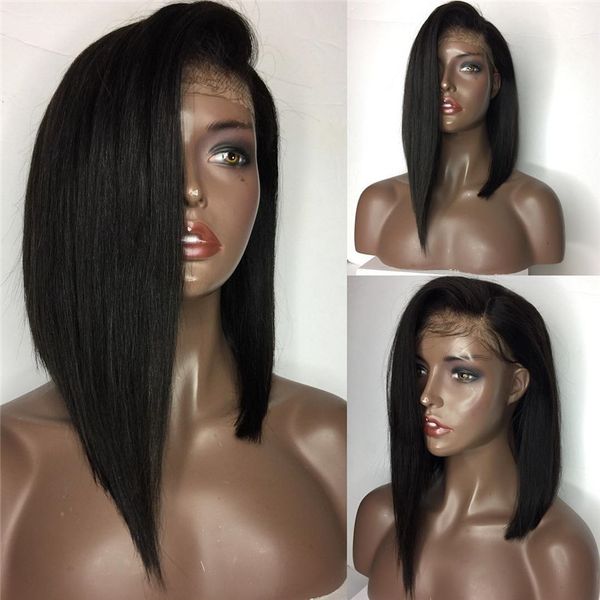stocking short bob cut virgin human hair indian lace front wig for women ing, Black;brown
stocking short bob cut virgin human hair indian lace front wig for women ing, Black;brown