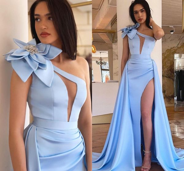 mermaid satin evening dresses long 2022 beads 3d flower sleeveless high split cut-out one shoulder prom gowns vestidos de noche robe de sori, Black
mermaid satin evening dresses long 2022 beads 3d flower sleeveless high split cut-out one shoulder prom gowns vestidos de noche robe de sori, Black