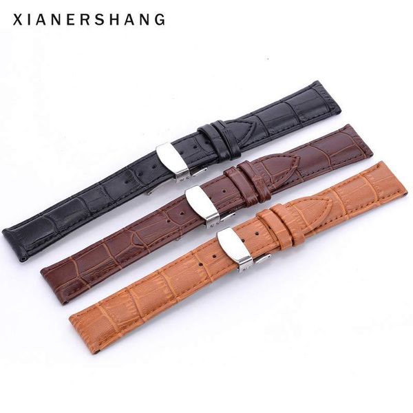 watch bands xianershang butterfly buckle genuine leather strap 14mm-24mm calfskin band men women universal accessories 20mm, Black;brown
watch bands xianershang butterfly buckle genuine leather strap 14mm-24mm calfskin band men women universal accessories 20mm, Black;brown