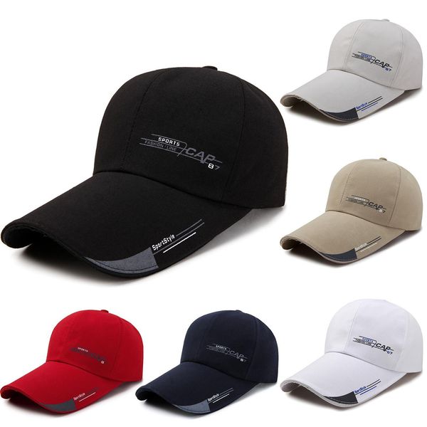 men women solid baseball caps adjustable snapback long peak hat summer sports cap, Blue;gray
men women solid baseball caps adjustable snapback long peak hat summer sports cap, Blue;gray