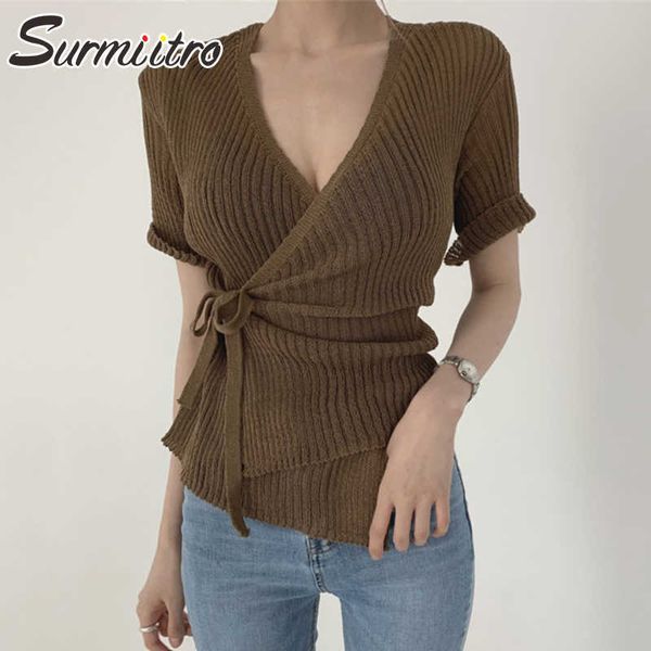 surmiitro t-shirts for women fashion summer korean style short sleeve lace up t shirt tees female tshirt knitted 210712, White
surmiitro t-shirts for women fashion summer korean style short sleeve lace up t shirt tees female tshirt knitted 210712, White