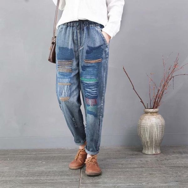ethnic clothing mom jeans woman 2021 ripped destroyed women boyfriend embroidery causal pants vintage hippie harem ta1616, Red
ethnic clothing mom jeans woman 2021 ripped destroyed women boyfriend embroidery causal pants vintage hippie harem ta1616, Red