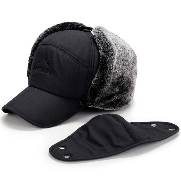 berets windproof full coverage winter hat hunting for men and women., Blue;gray
berets windproof full coverage winter hat hunting for men and women., Blue;gray