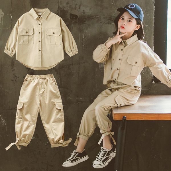 2021 new teenage outfit spring green army sweatshirt suit school girls sweatpants set up children 10-12yrs uhev, White
2021 new teenage outfit spring green army sweatshirt suit school girls sweatpants set up children 10-12yrs uhev, White