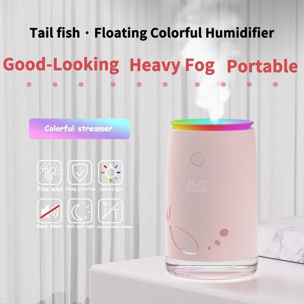 fragrance lamps art humidification creative color led fishtail humidifier deskusb portable air purifier colorful night light
fragrance lamps art humidification creative color led fishtail humidifier deskusb portable air purifier colorful night light