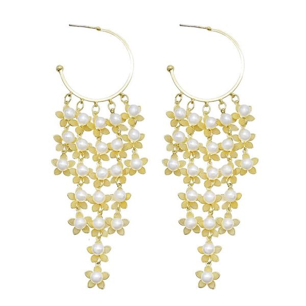 dangle & chandelier 2021 trendy korean earrings for women girls pearl stamen golden metal flower tassel fashion pastoral jewelry, Silver
dangle & chandelier 2021 trendy korean earrings for women girls pearl stamen golden metal flower tassel fashion pastoral jewelry, Silver