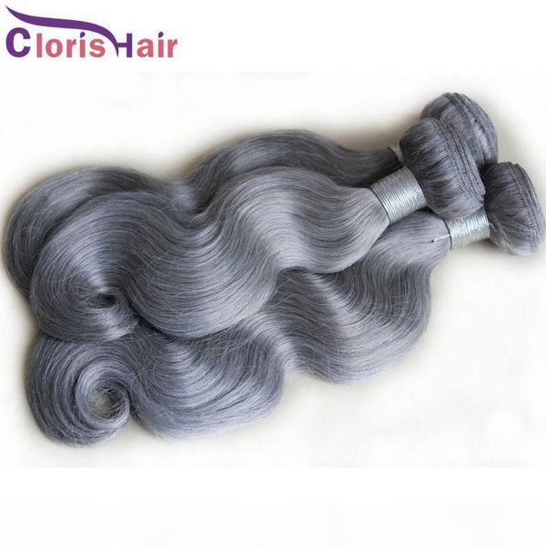 cuticle aligned grey body wave bundles raw virgin indian hair weave wavy silver gray human hair extensiones de cabello 3pcs deals, Black
cuticle aligned grey body wave bundles raw virgin indian hair weave wavy silver gray human hair extensiones de cabello 3pcs deals, Black