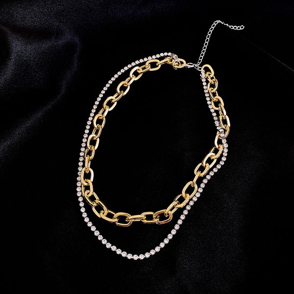 xianlan645 set auger temperament golden double layered necklace female ins cold wind clavicle necklace niche web celebrity jewelry, Silver
xianlan645 set auger temperament golden double layered necklace female ins cold wind clavicle necklace niche web celebrity jewelry, Silver