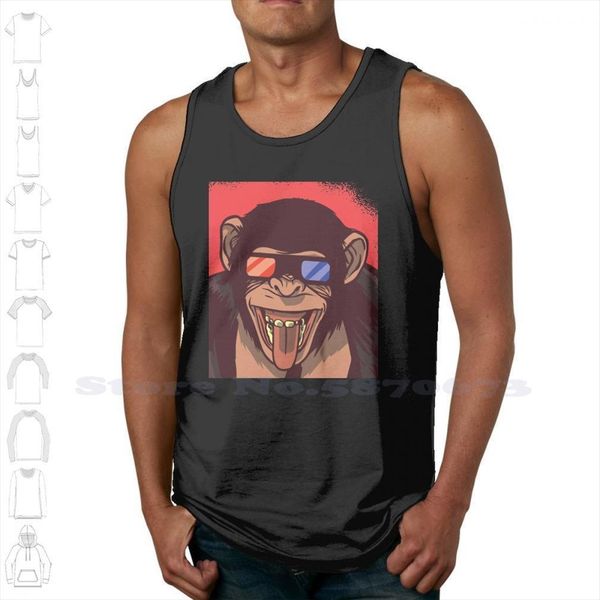 monkey with 3d glasses summer funny tank sleeveless vest for women three dimensional ideas cool, White;black
monkey with 3d glasses summer funny tank sleeveless vest for women three dimensional ideas cool, White;black
