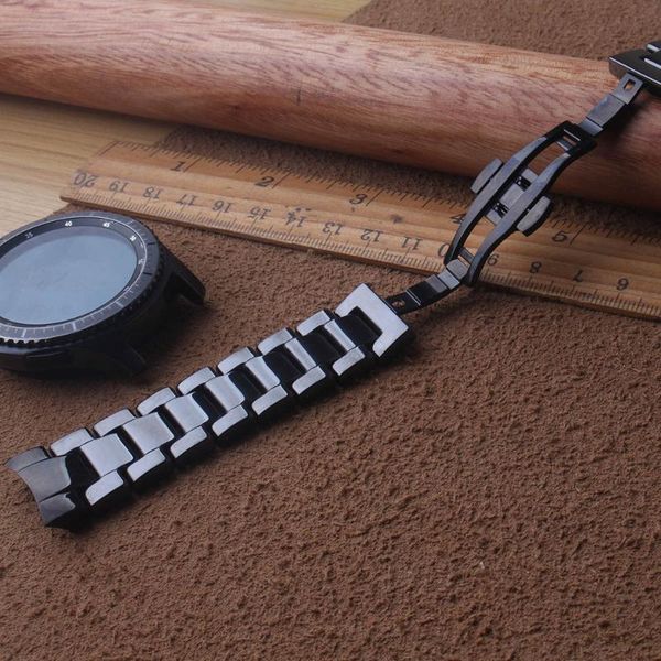 watch bands 22mm for samsung gear s3 galaxy watchband ceramic and stainless steel strap curved ends deployment metal bracelets, Black;brown
watch bands 22mm for samsung gear s3 galaxy watchband ceramic and stainless steel strap curved ends deployment metal bracelets, Black;brown
