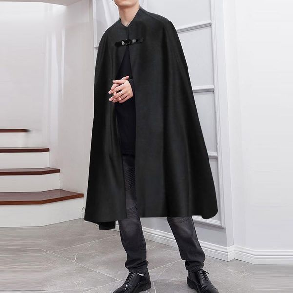men's trench coats 2021 men knee-length comeforable male solid all-match simple leather buckle cloak s-5xl incerun american style, Tan;black
men's trench coats 2021 men knee-length comeforable male solid all-match simple leather buckle cloak s-5xl incerun american style, Tan;black