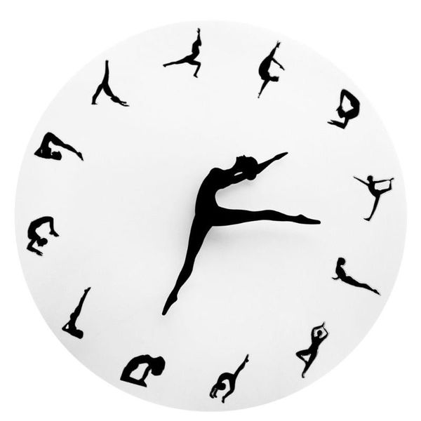 wall clocks 1pc yoga posture clock creative time displayer mute room pendant for home office
wall clocks 1pc yoga posture clock creative time displayer mute room pendant for home office