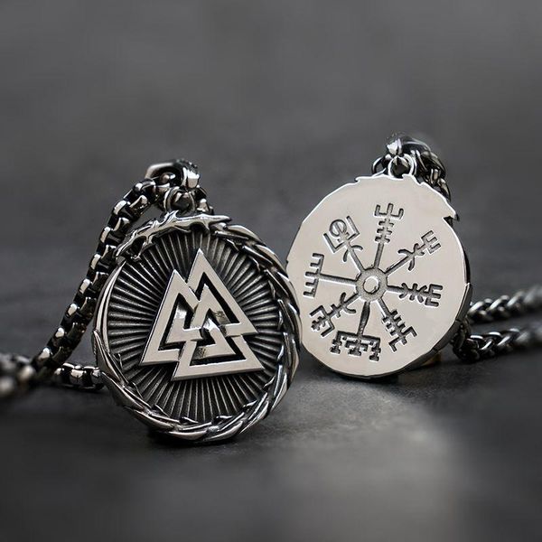 chains vintage viking knot heavy craft pendant item men fashion personality t-shirt sweater jewelry accessories, Silver
chains vintage viking knot heavy craft pendant item men fashion personality t-shirt sweater jewelry accessories, Silver
