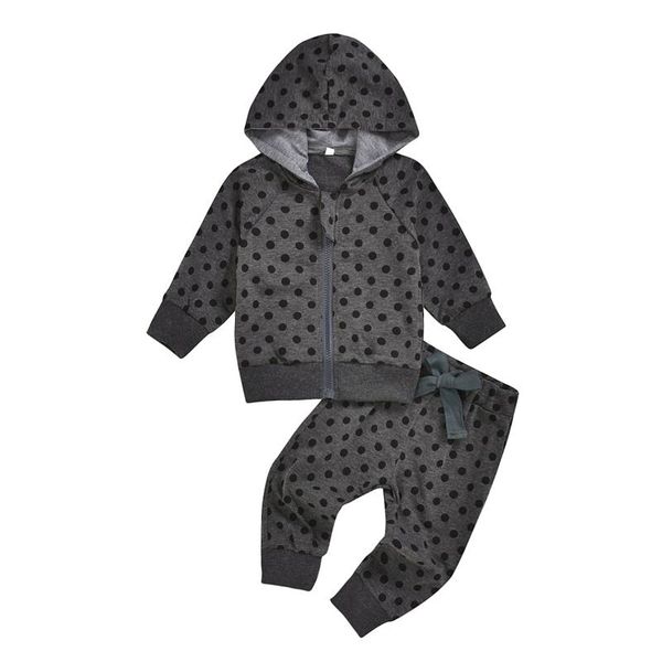 clothing sets toddler kids outfits baby boys girls polka dot printed zipper hoodie coats pants children costumes, White
clothing sets toddler kids outfits baby boys girls polka dot printed zipper hoodie coats pants children costumes, White