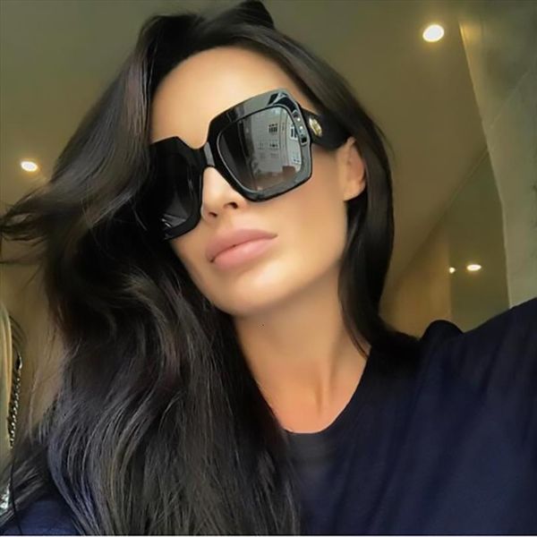 italy brand designer oversized square sunglasses trendy large glossy black gradient sun glasses wide face shades uv400, White;black
italy brand designer oversized square sunglasses trendy large glossy black gradient sun glasses wide face shades uv400, White;black