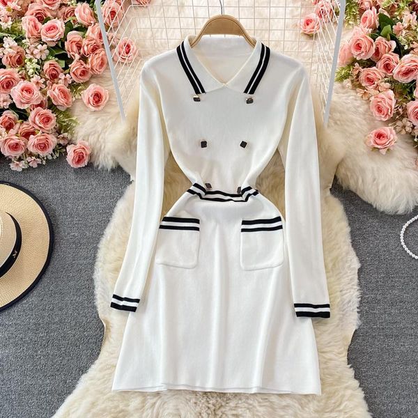 casual dresses ftlzz autumn winter office lady turn-down collar buttons knitting dress women slim long sleeve high waist a-line, Black;gray
casual dresses ftlzz autumn winter office lady turn-down collar buttons knitting dress women slim long sleeve high waist a-line, Black;gray