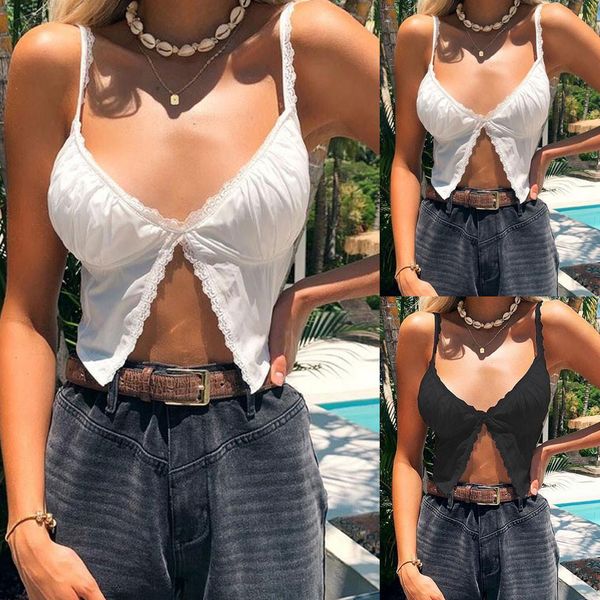 3 size women blouse vest v neck lace crop camis tanks split short summer casual white fashion cool
3 size women blouse vest v neck lace crop camis tanks split short summer casual white fashion cool