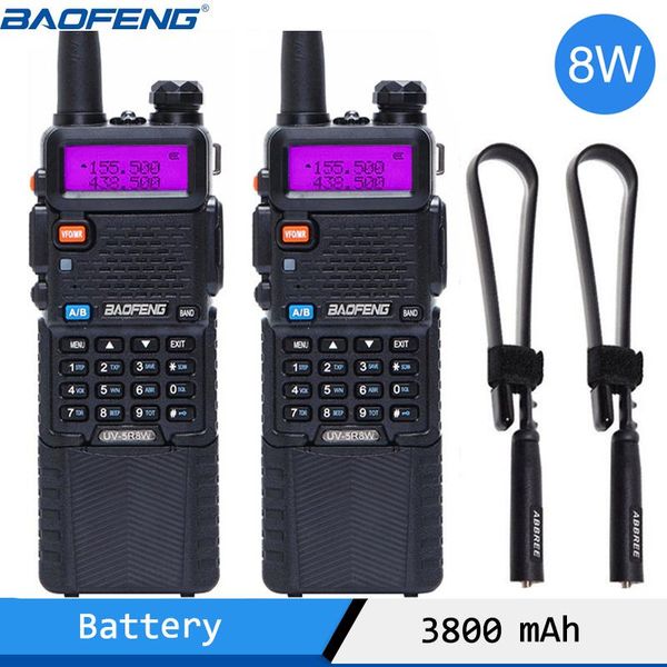 walkie talkie 2 pcs baofeng uv-5r 8w two way radio high power version 10km long rang dual band portable cb
walkie talkie 2 pcs baofeng uv-5r 8w two way radio high power version 10km long rang dual band portable cb