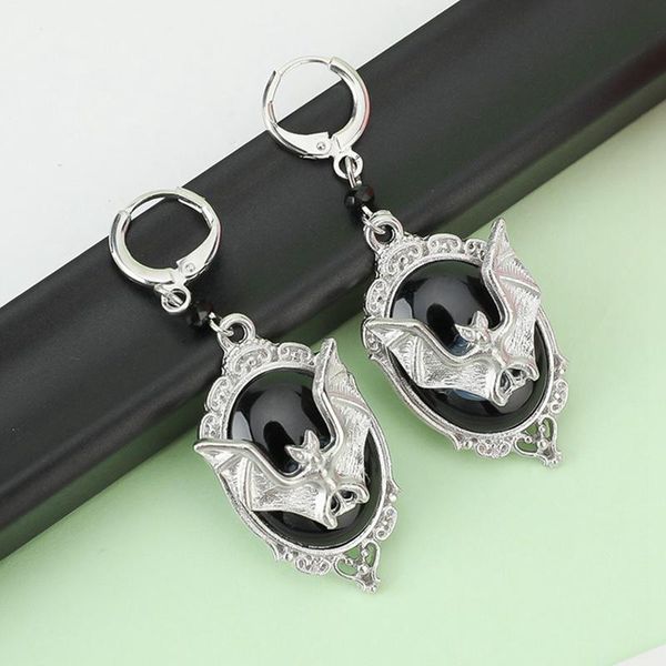 hoop & huggie gothic dangle bat cameo halloween earrings antique silver vampire earrings, witch crystal elegant, Golden;silver
hoop & huggie gothic dangle bat cameo halloween earrings antique silver vampire earrings, witch crystal elegant, Golden;silver