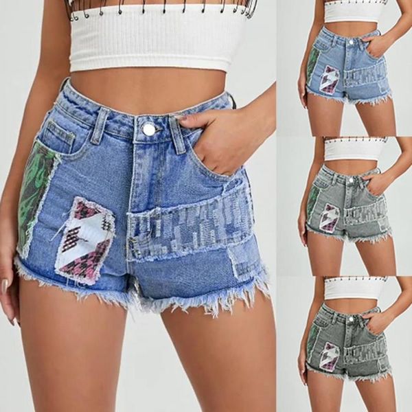 women's shorts 2021 fashionbale women high waist plus size hard-wearing denim buttons vintage printed tassel summer for work, White;black
women's shorts 2021 fashionbale women high waist plus size hard-wearing denim buttons vintage printed tassel summer for work, White;black