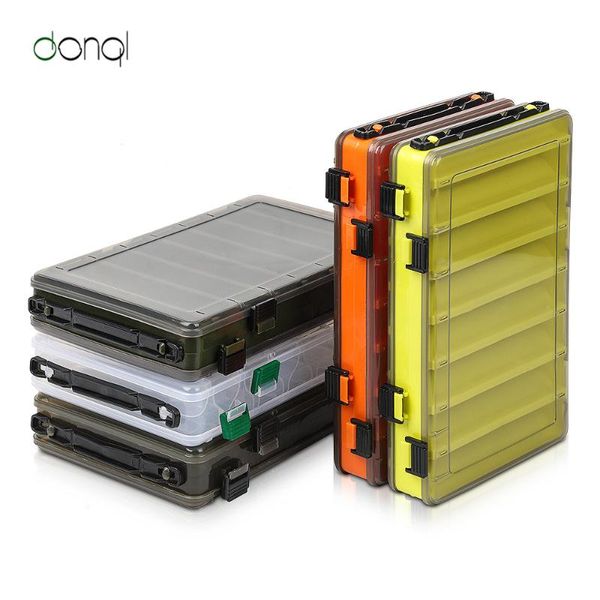 fishing accessories donql tackle box double sided for carp lure hook minnows bait container jig pesca
fishing accessories donql tackle box double sided for carp lure hook minnows bait container jig pesca