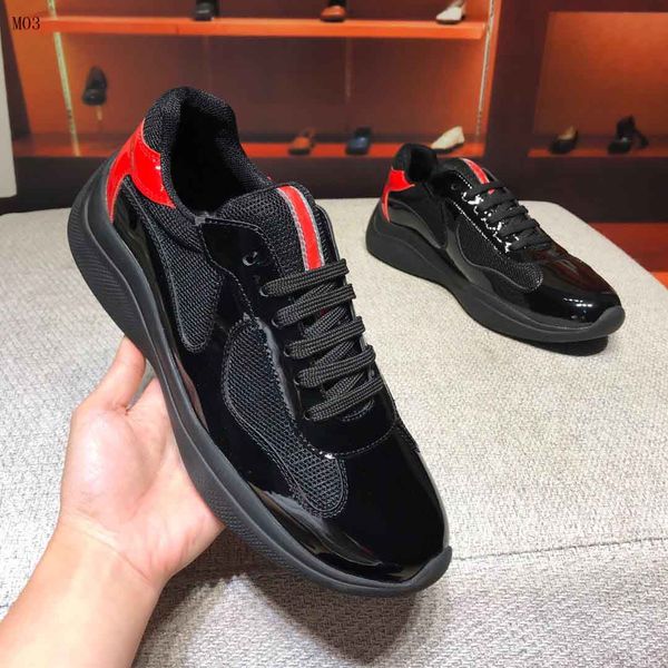 spring mesh casual shoes men's sports design americas cup sneakers patent leather nylon luxury mens skateboard runner casual outdoor wa, Black
spring mesh casual shoes men's sports design americas cup sneakers patent leather nylon luxury mens skateboard runner casual outdoor wa, Black