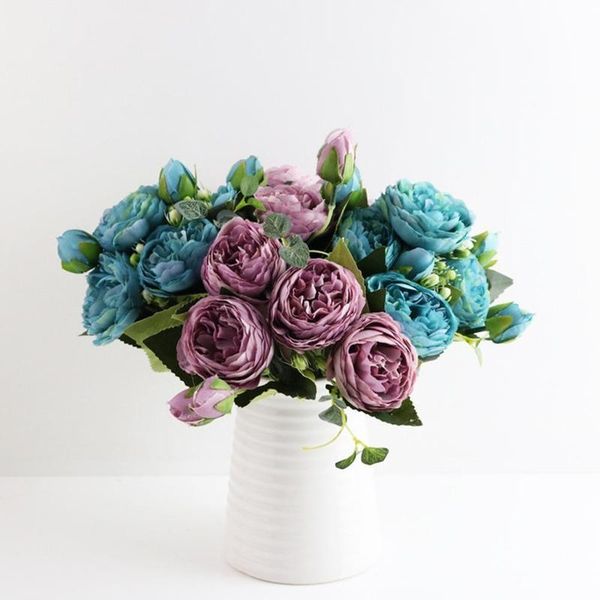decorative flowers & wreaths 5 heads beautiful rose peony artificial silk wedding bride bouquet flores home party decoration fake handle flo
decorative flowers & wreaths 5 heads beautiful rose peony artificial silk wedding bride bouquet flores home party decoration fake handle flo