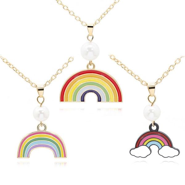 chains necklace women rainbow necklaces man clouds jewelry ladies design pendant trendy party stainless steel korean naszyjnik, Silver
chains necklace women rainbow necklaces man clouds jewelry ladies design pendant trendy party stainless steel korean naszyjnik, Silver