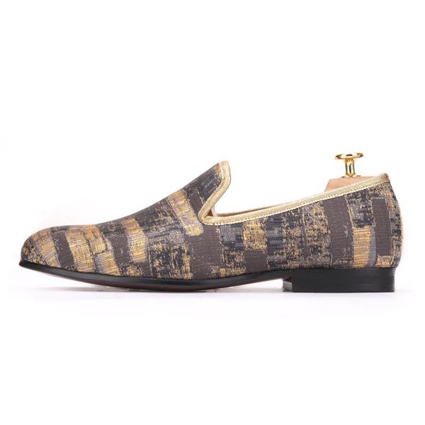 dress shoes oil painting style special bright cloth two-color men's trendy smoking mens, Black
dress shoes oil painting style special bright cloth two-color men's trendy smoking mens, Black