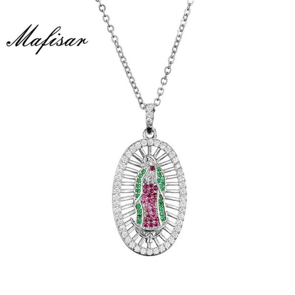 pendant necklaces mafisar fashion colourful clear cubic zirconia pave setting jewelry christian blessed virgin mary necklace, Silver
pendant necklaces mafisar fashion colourful clear cubic zirconia pave setting jewelry christian blessed virgin mary necklace, Silver