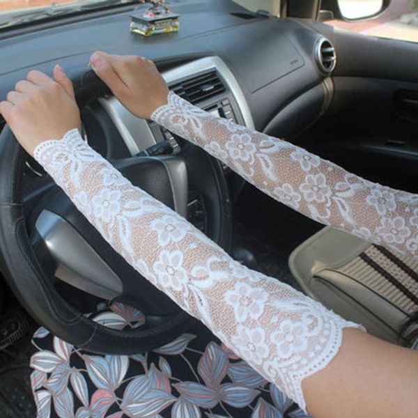 five fingers gloves summer silk long driving arm sleeves lace hollow thin elastic women cycling anti-uv covering scars sunscreen m5, Blue;gray
five fingers gloves summer silk long driving arm sleeves lace hollow thin elastic women cycling anti-uv covering scars sunscreen m5, Blue;gray