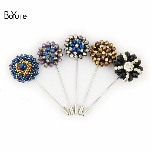 pins, brooches boyute 5pcs hand made rhinestone flower lapel pin men's clothing accessories brooch pins for suits, Gray
pins, brooches boyute 5pcs hand made rhinestone flower lapel pin men's clothing accessories brooch pins for suits, Gray