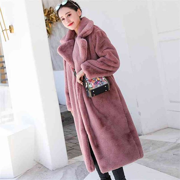 winter women faux rabbit fur coat luxury long loose lapel over thick warm plus size female plush s 210910, Black
winter women faux rabbit fur coat luxury long loose lapel over thick warm plus size female plush s 210910, Black