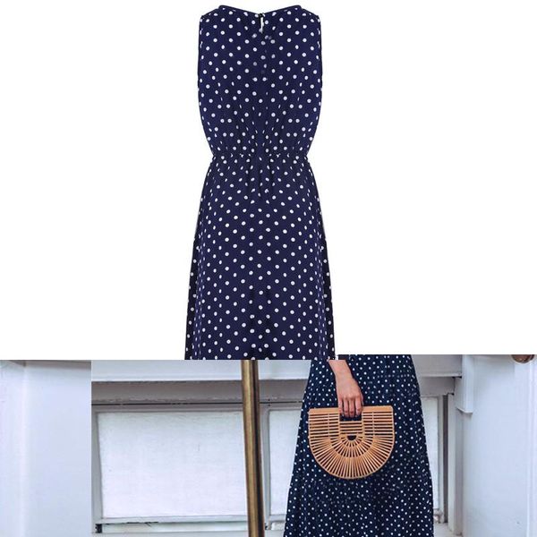 casual dresses polka dot summer women dress spaghetti strap boho maxi party loose lady sleeveless fashion vintage sundress, Black;gray
casual dresses polka dot summer women dress spaghetti strap boho maxi party loose lady sleeveless fashion vintage sundress, Black;gray