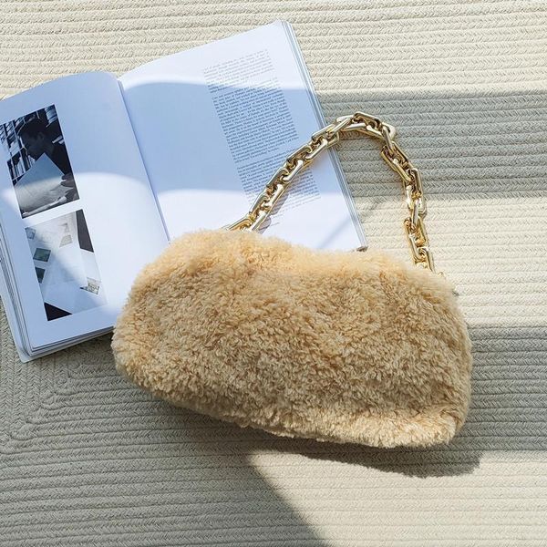evening bags 2021 fashion brand design casual thick chain shoulder for women purses and handbag clutch tote plush cloud warm soft
evening bags 2021 fashion brand design casual thick chain shoulder for women purses and handbag clutch tote plush cloud warm soft