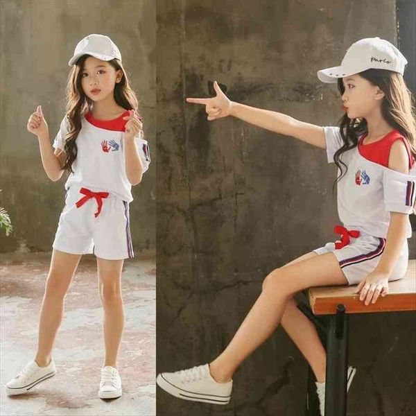 baby girls clothes summer kids children sets fashion short sleeve t-shirt pant two piece set 3 4 5 6 7, White
baby girls clothes summer kids children sets fashion short sleeve t-shirt pant two piece set 3 4 5 6 7, White