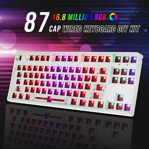 keyboards 16.8 million rgb programmable wired replacable cherry gateron switche mechanical 80% keyboard diy kit pcb mounting plate case
keyboards 16.8 million rgb programmable wired replacable cherry gateron switche mechanical 80% keyboard diy kit pcb mounting plate case