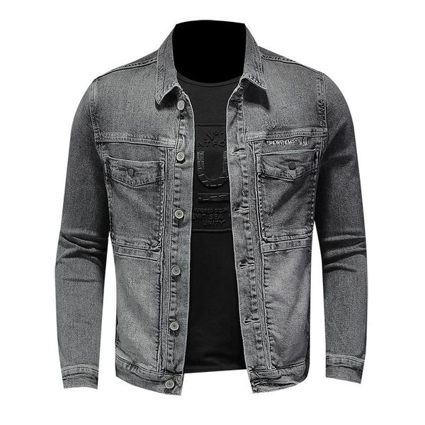 men's jackets coats mens outwear spring and autumn vintage grey embroidery stretch slim denim jacket high quality, Black;brown
men's jackets coats mens outwear spring and autumn vintage grey embroidery stretch slim denim jacket high quality, Black;brown