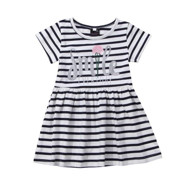 girl's dresses summer kid baby girls striped dress casual toddler round neck short sleeve floral cotton, Red;yellow
girl's dresses summer kid baby girls striped dress casual toddler round neck short sleeve floral cotton, Red;yellow