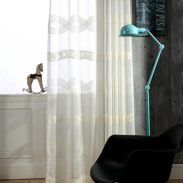 curtain & drapes white simple modern style geometric pattern embroidered curtains for living room translucent polyester fabric tulle windows
curtain & drapes white simple modern style geometric pattern embroidered curtains for living room translucent polyester fabric tulle windows