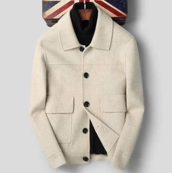 men's suits & blazers double side wool cashmere slim casual blazer e1026-006, White;black
men's suits & blazers double side wool cashmere slim casual blazer e1026-006, White;black