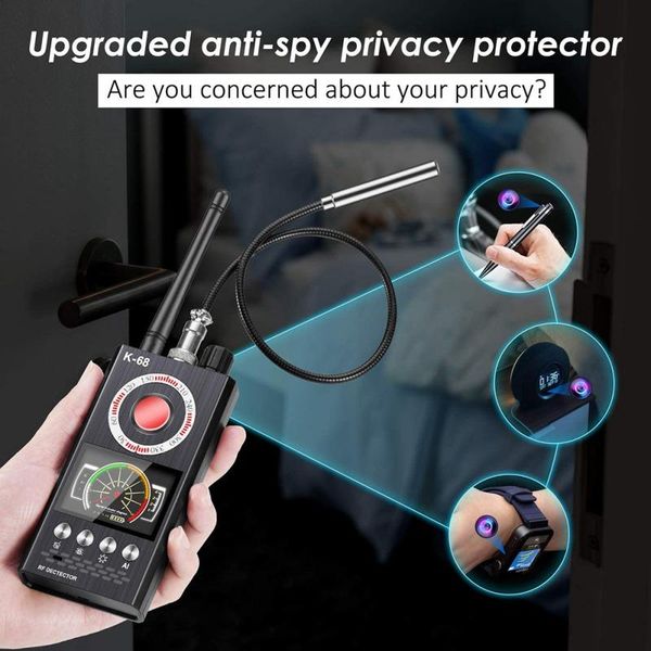 car gps & accessories k68 multifunctional broadband detector hidden camera detectors rf signal wireless bug el anti finder
car gps & accessories k68 multifunctional broadband detector hidden camera detectors rf signal wireless bug el anti finder