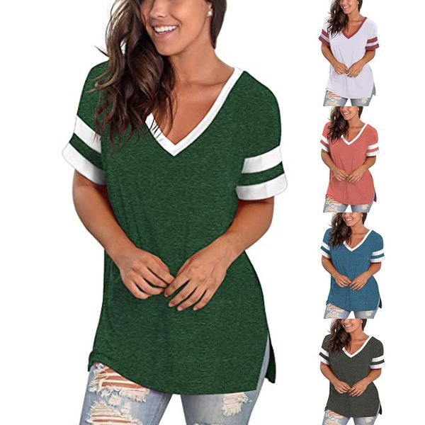 women's t-shirt short sleeve t-shirt women's pullover women's comfortable new popular loose round neck top, White
women's t-shirt short sleeve t-shirt women's pullover women's comfortable new popular loose round neck top, White