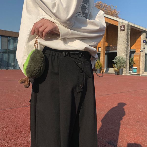 2021 new spring and autumn casual men's fashion solid color retro straight pants street wild japanese trousers m-2xl c5m7, Black
2021 new spring and autumn casual men's fashion solid color retro straight pants street wild japanese trousers m-2xl c5m7, Black