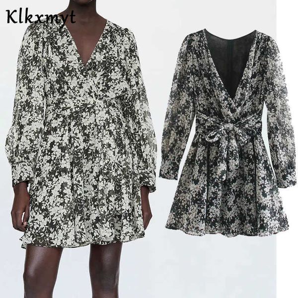 klkxmyt za dress women autumn chic fashion print v neck vintage long sleeve with linning mini dresses female vestidos mujer 210527, Black;gray
klkxmyt za dress women autumn chic fashion print v neck vintage long sleeve with linning mini dresses female vestidos mujer 210527, Black;gray