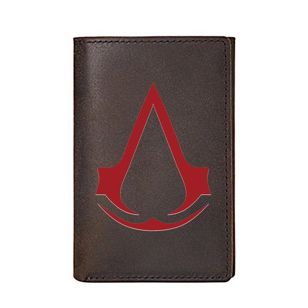 wallets personality red assassin symbol printing genuine leather wallet for men business card holders male purses short money bags, Red;black
wallets personality red assassin symbol printing genuine leather wallet for men business card holders male purses short money bags, Red;black