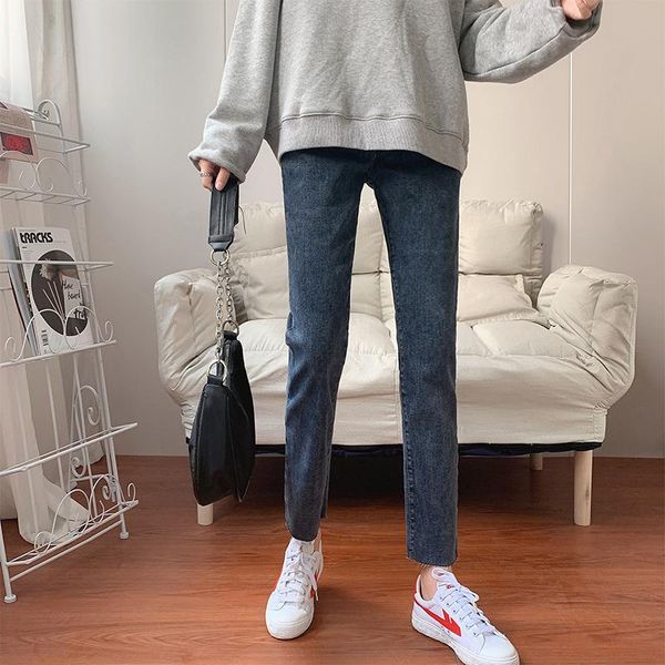 2021 spring denim maternity jeans straight pants clothes for pregnant women elastic waist belly pregnancy trousers, White
2021 spring denim maternity jeans straight pants clothes for pregnant women elastic waist belly pregnancy trousers, White