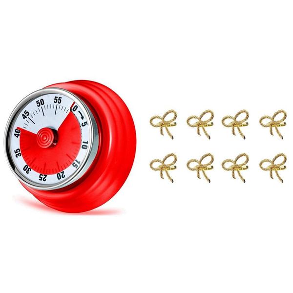 napkin rings 1 pcs 60 minutes mechanical timer-magnetic visual countdown timer with alarm & 8 tableware decoration
napkin rings 1 pcs 60 minutes mechanical timer-magnetic visual countdown timer with alarm & 8 tableware decoration