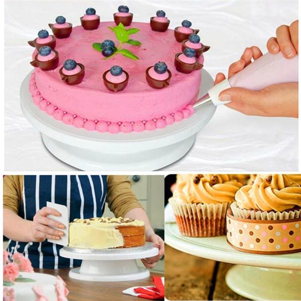 baking & pastry tools 28cm plastic cake turntable rotating decorating anti-skid round stand rotary table with box
baking & pastry tools 28cm plastic cake turntable rotating decorating anti-skid round stand rotary table with box