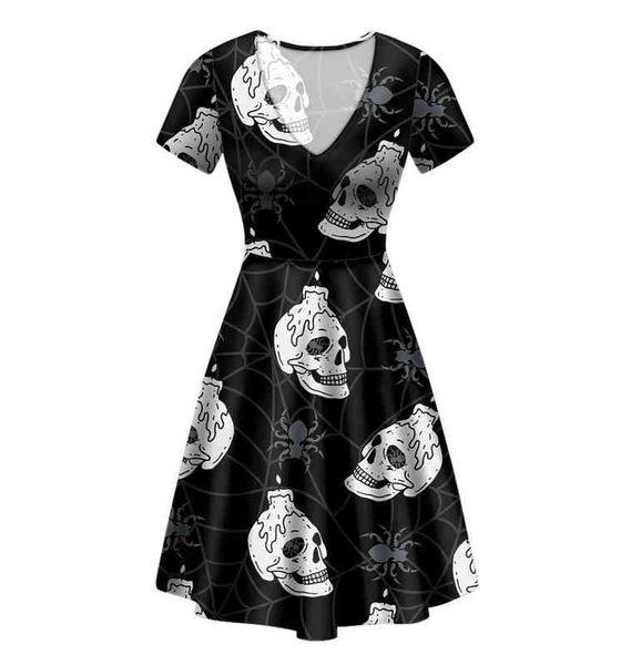 casual dresses skull skirt halloween ghost medium long short sleeve v-neck dresses a-line party dresses, Black;gray
casual dresses skull skirt halloween ghost medium long short sleeve v-neck dresses a-line party dresses, Black;gray